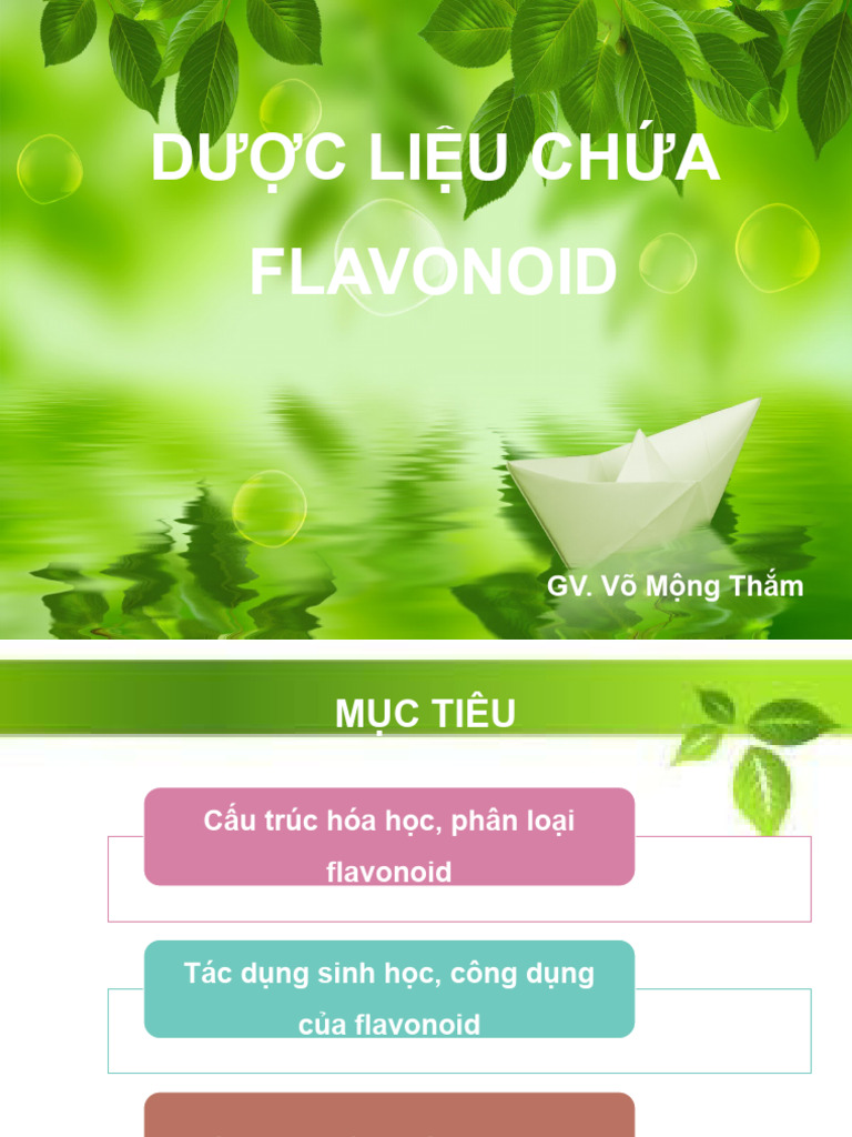 7.DƯỢC LIỆU CHỨA FLAVONOID | PDF