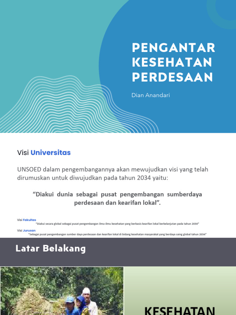 Kesehatan Perdesaan di Indonesia | PDF | Ilmu Sosial | Pengembangan Diri