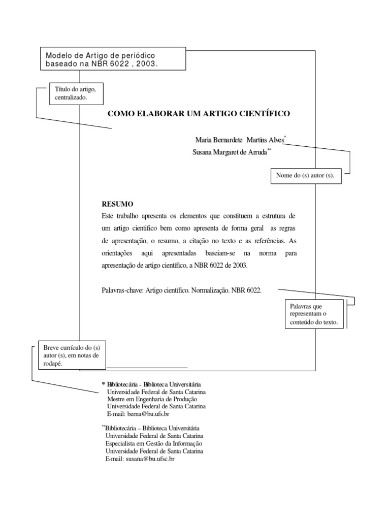 Artigo Cientifico Normas Da ABNT Cita o M todo Cient fico