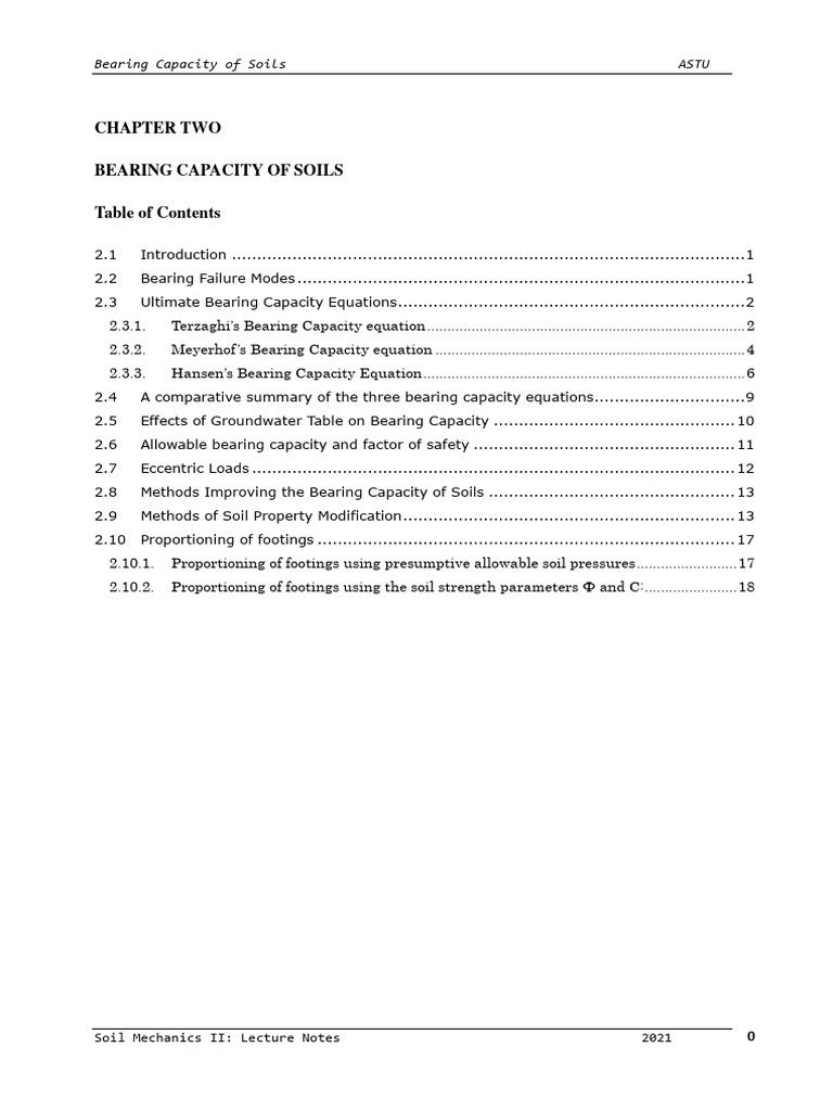 Soil Bearing Capacity Analysis Guide | PDF | Mechanical Engineering ...