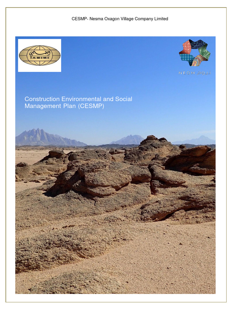 CESMP for Nesma Oxagon Village | PDF | Environmental Impact Assessment ...