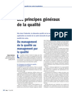 Les Principes Généraux Du Management de La Qualité