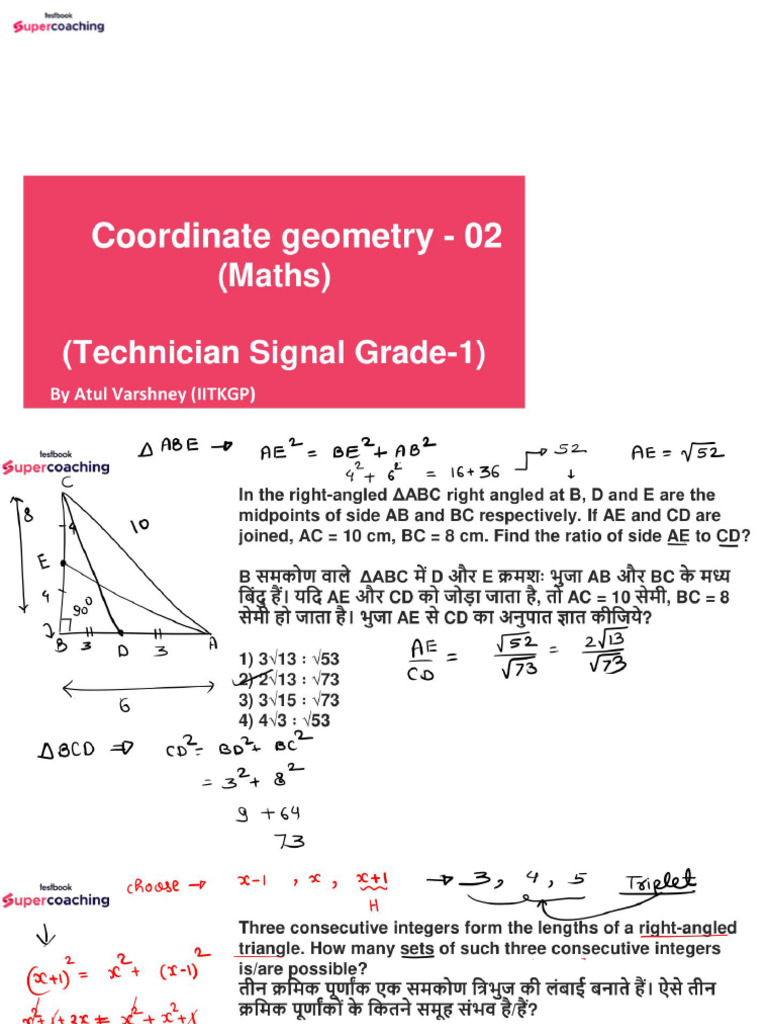 2 Co-ordinateGeometry-02 - 1713879473 | PDF