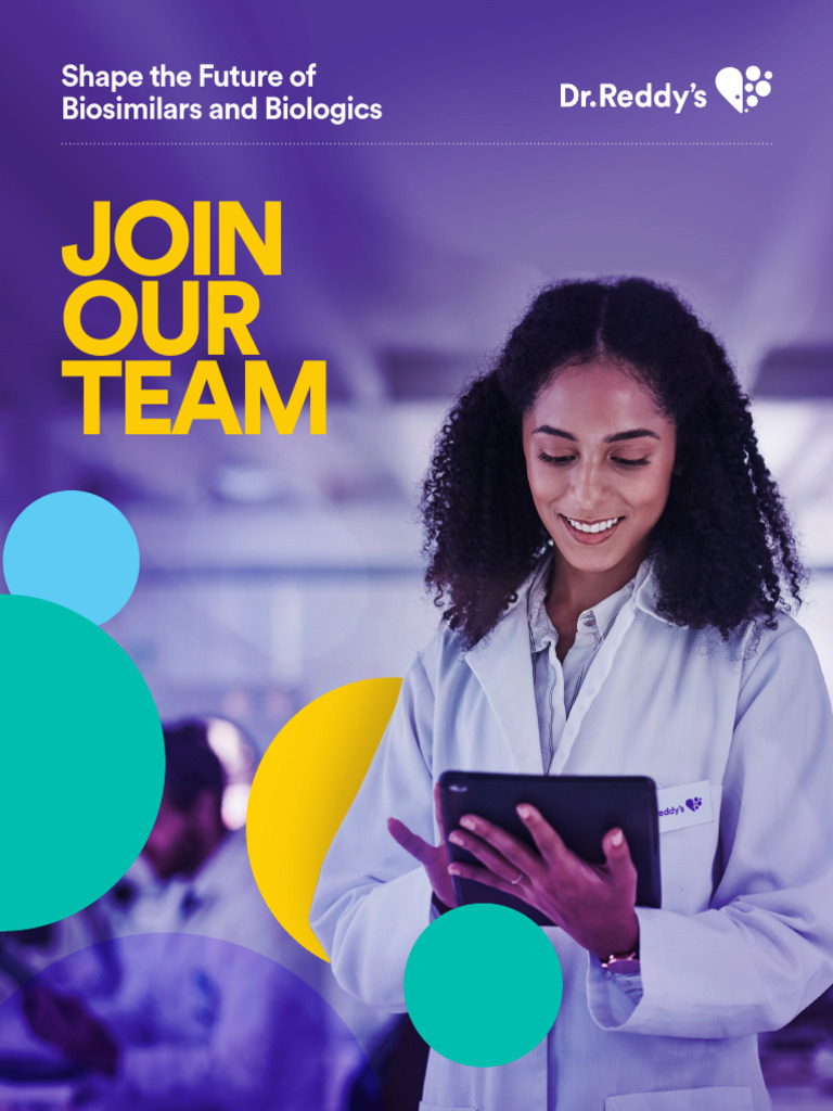 Join Dr. Reddy's Biologics Team | PDF | Biopharmaceutical | Medicine