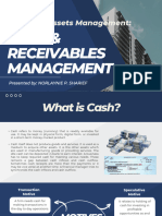 Cash and Receivables Management Report