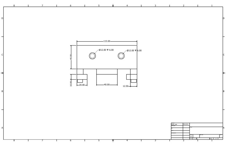 Technical Drawing Specifications Sheet | PDF