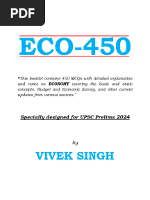 Eco 450 MCQ PDF Upsc 2024 Vivek Singh-1-73