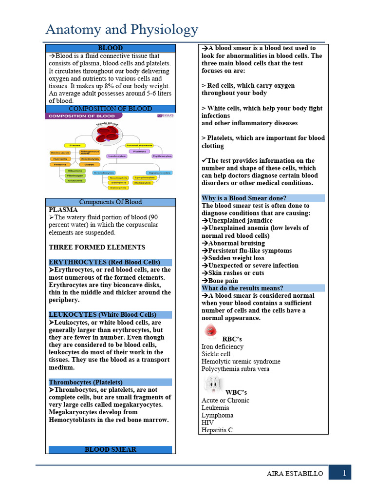 BLOOD | PDF | Blood Cell | Blood