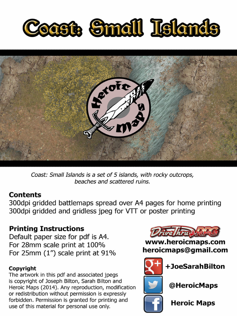 HeroicMaps Small Islands | PDF