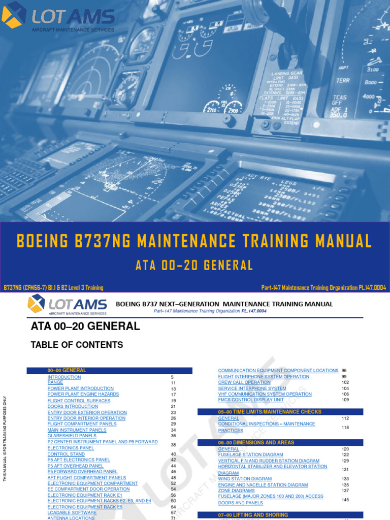 Boeing B737NG Maintenance Manual | PDF | Aircraft Flight Control System ...