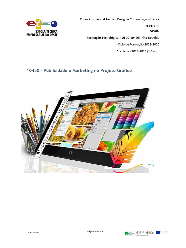 Curso de Design e Comunicação Gráfica | PDF | Publicidade | Marketing
