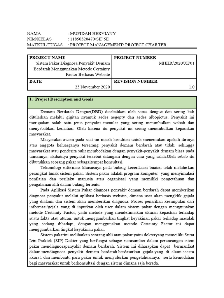 Sistem Pakar DBD Berbasis Website | PDF