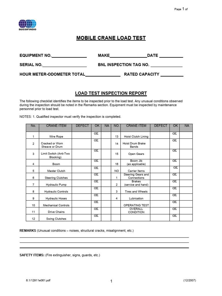 mobile-crane-load-test-report-form-pdf-crane-machine-mechanical