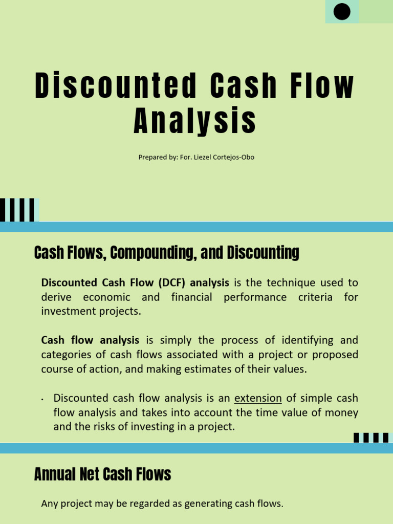 F4. Discounted Cash Flow Analysis 2 | PDF | Internal Rate Of Return ...