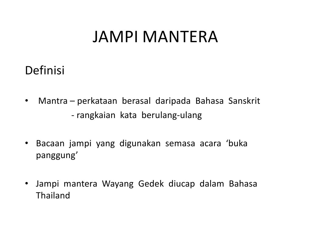 JAMPI MANTERA