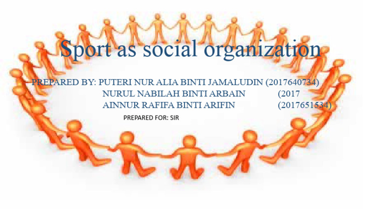 Understanding Sport as Social Organization | PDF