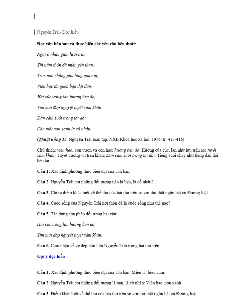 Nguyễn Trãi | PDF