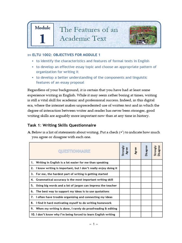 ELTU 1002: Academic Writing Essentials | PDF | Essays | Obesity