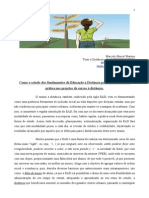 Como o Estudo Dos Fundamentos Da Educação A Distância Poderá Subsidiar Sua Prática Nos Projetos de Cursos À Distância