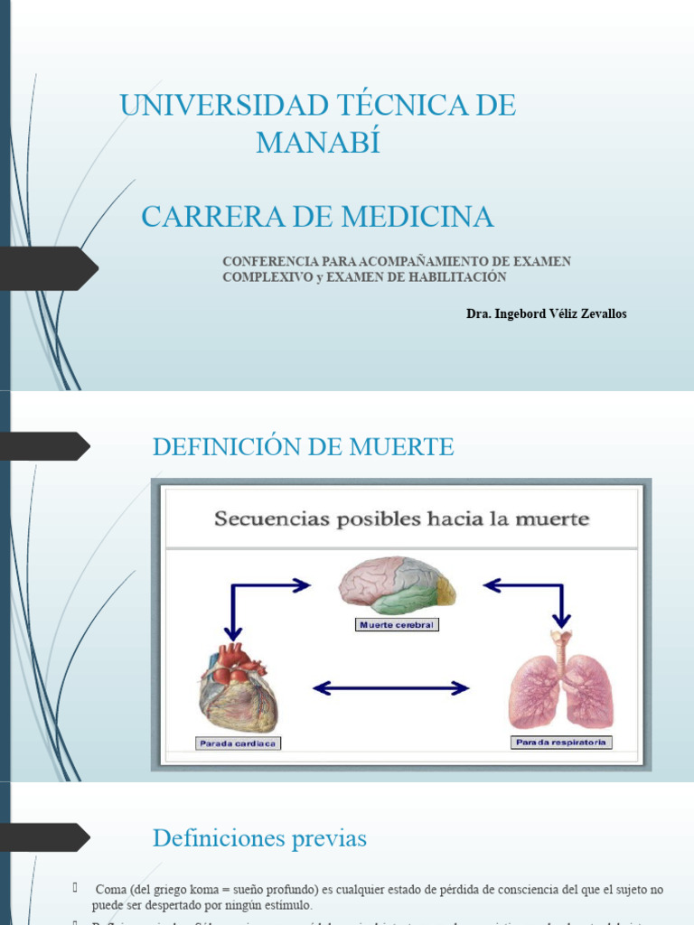 Muerte y Eutanasia en Medicina | PDF | Coma | Cerebro