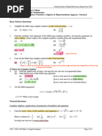 Complex Numbers Tutorial