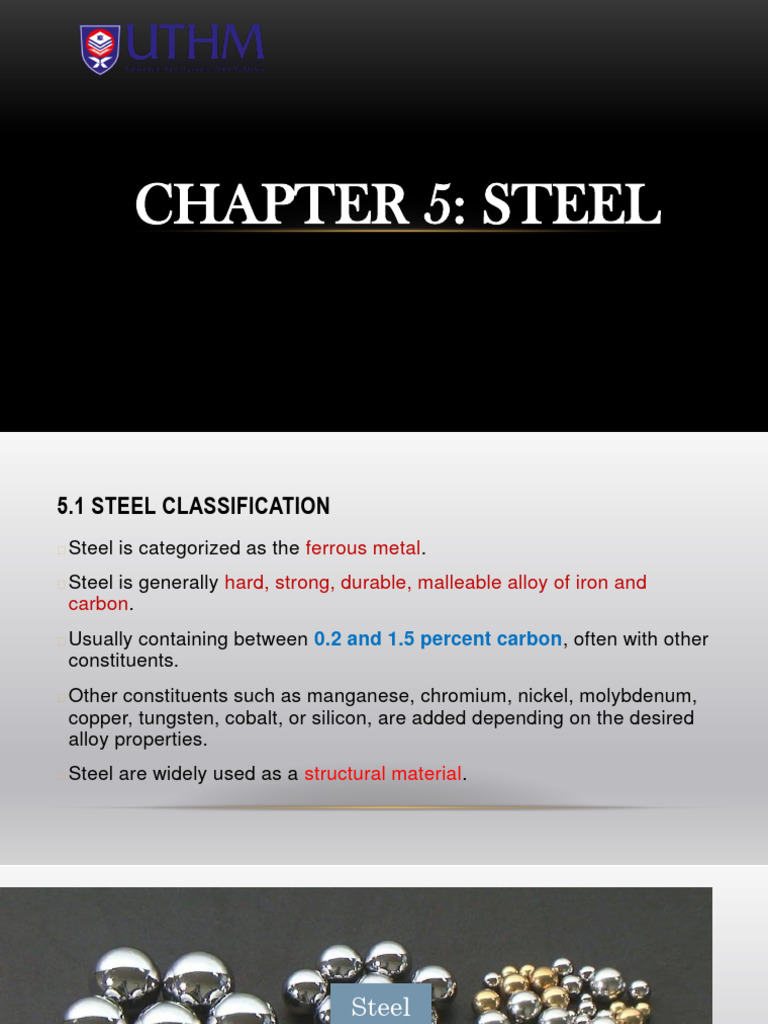 Chapter5 Steel Pdf Steel Steelmaking