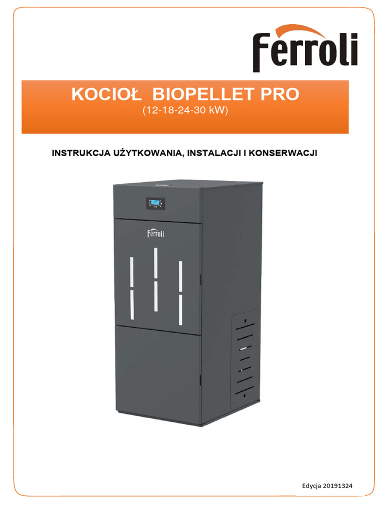 Instrukcja Biopellet Pro | PDF
