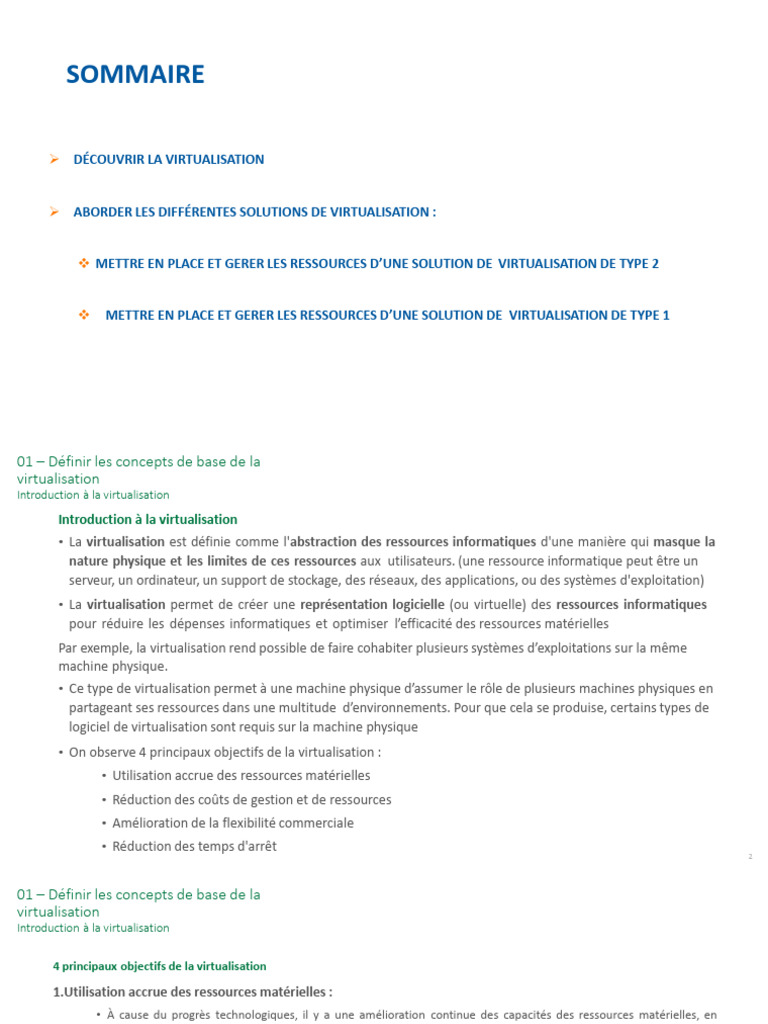 Introduction à la virtualisation | PDF | Machine virtuelle | Virtualisation