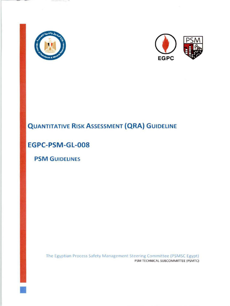 Quantitative Risk Assessment Qra 1 | PDF | Risk | Fires