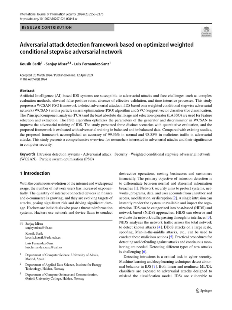 AI-Based IDS Attack Detection | PDF | Deep Learning | Principal ...