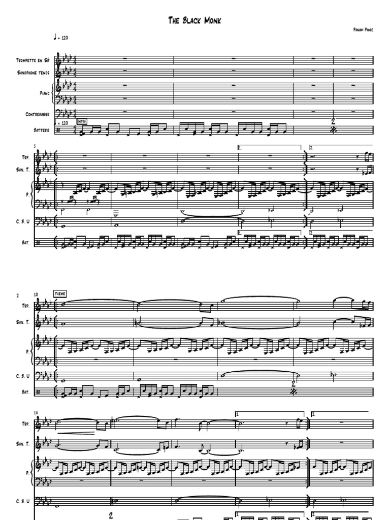 Panam Panic The Black Monk Score and Parts | PDF | Échecs | Ouverture ...
