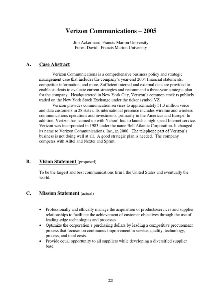 17 Verizon Communications | PDF | Verizon Communications | Margin (Finance)