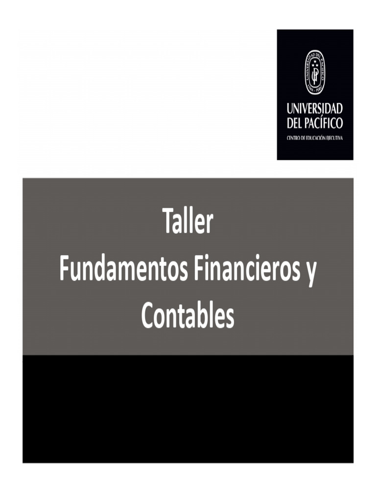 Fundamentos de Finanzas y Contabilidad | PDF | Tasa interna de retorno ...