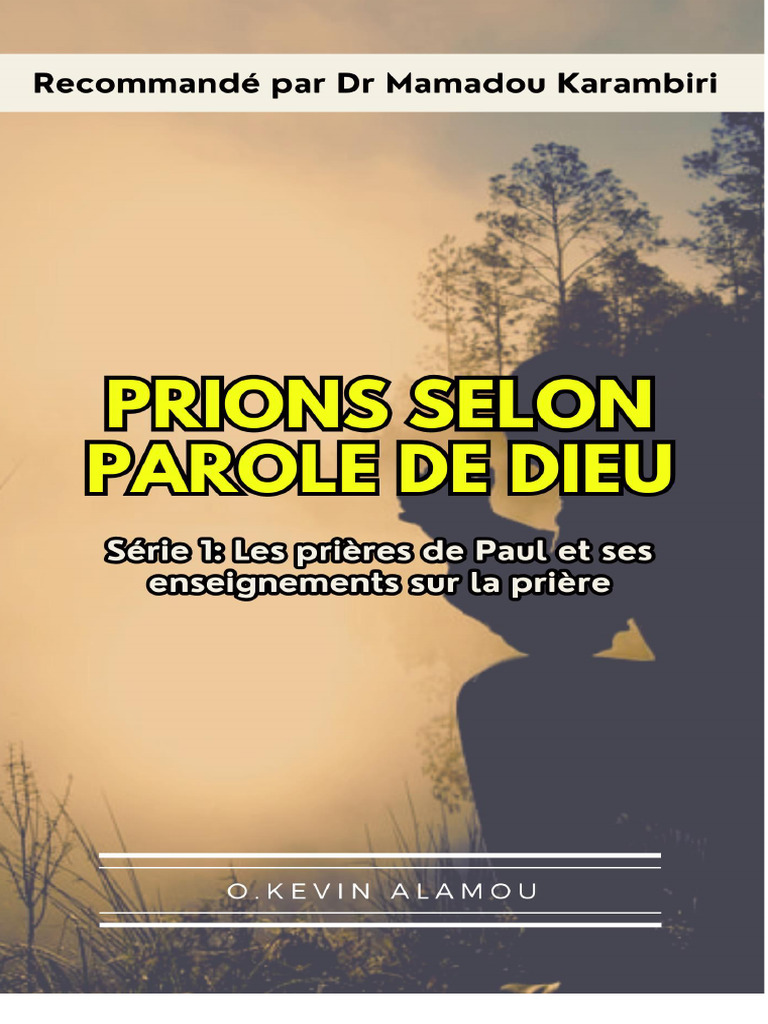 Prier Selon la Parole de Dieu | PDF | Prière | Saint-Esprit
