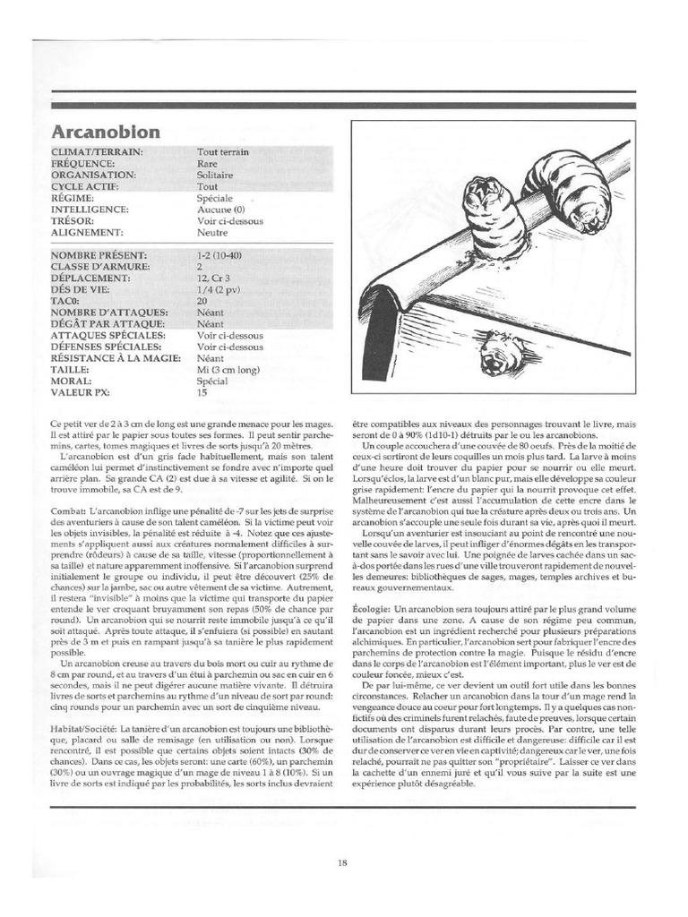 Arcanobion - Add2-Liv-Bestiaire-Monstrueux | PDF