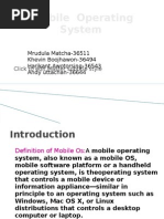 Download Mobile Phone Operating System Ppt by Prashant Awotorsing SN73855653 doc pdf