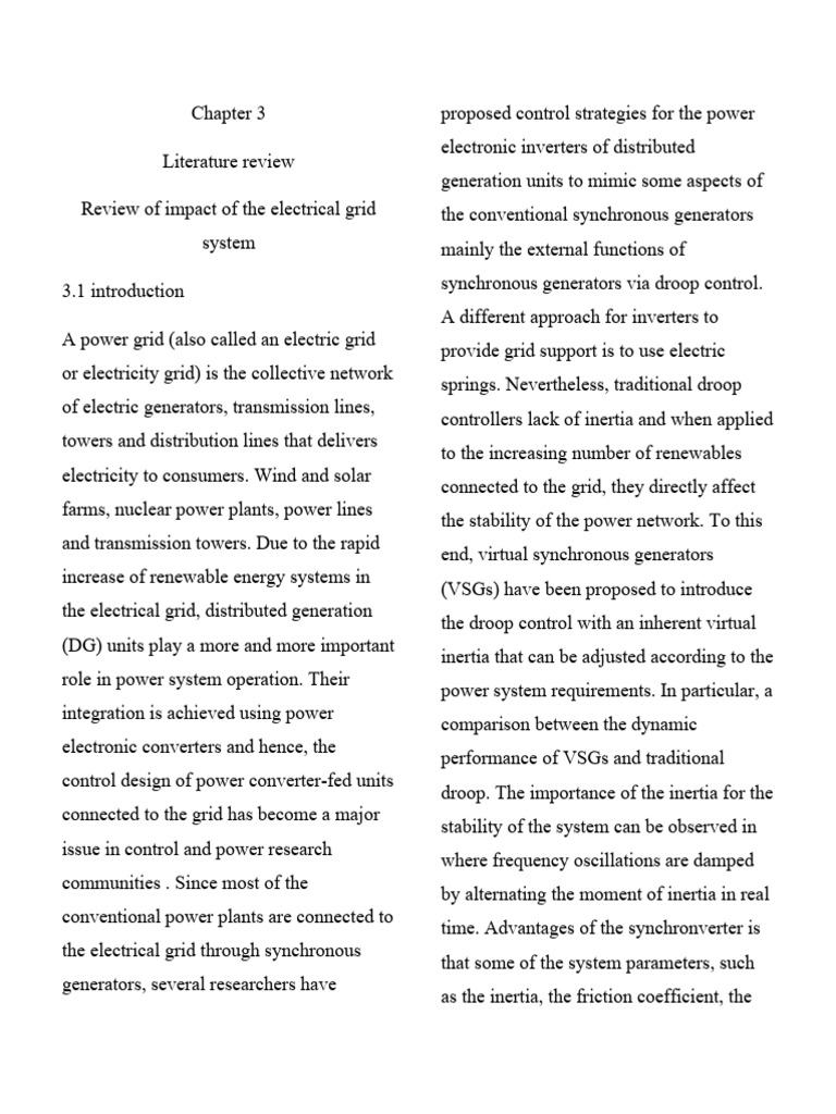 Chapters 3 | PDF | Smart Grid | Electrical Grid