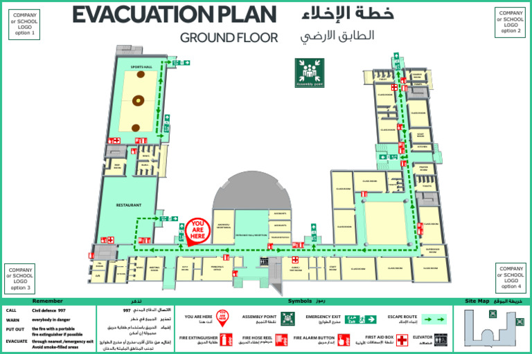 Fire Emergency Evacuation Plan | PDF | Fires | Safety