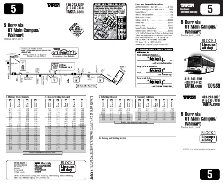 Dorr Bus Route Timetable & Fares | PDF | Public Transport | Transport