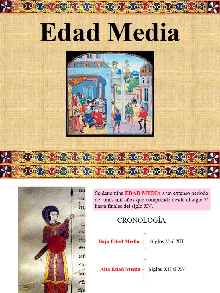 Historia y Cultura de la Edad Media | PDF | Edades medias | Feudalismo