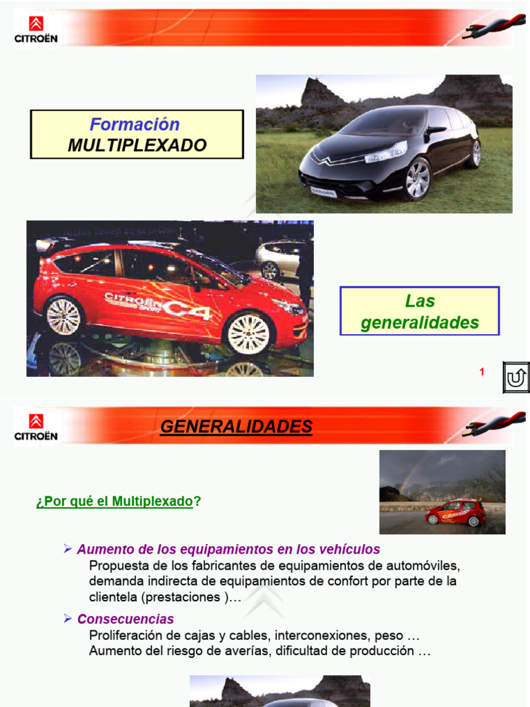 Multiplexado y Protocolo VAN Bus | PDF | Topología de la red ...