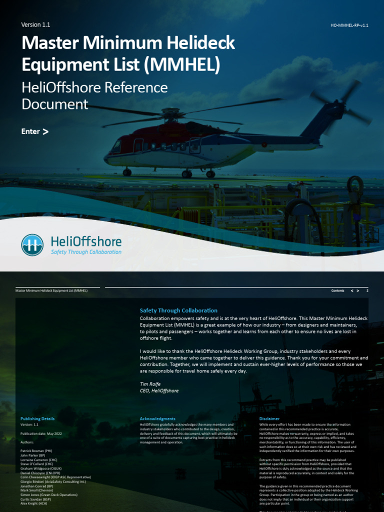 HeliOffshore+MMHEL+Report+ +Version+1.1 | Download Free PDF | Safety ...