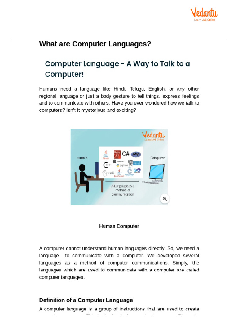 What Are Computer Languages | PDF
