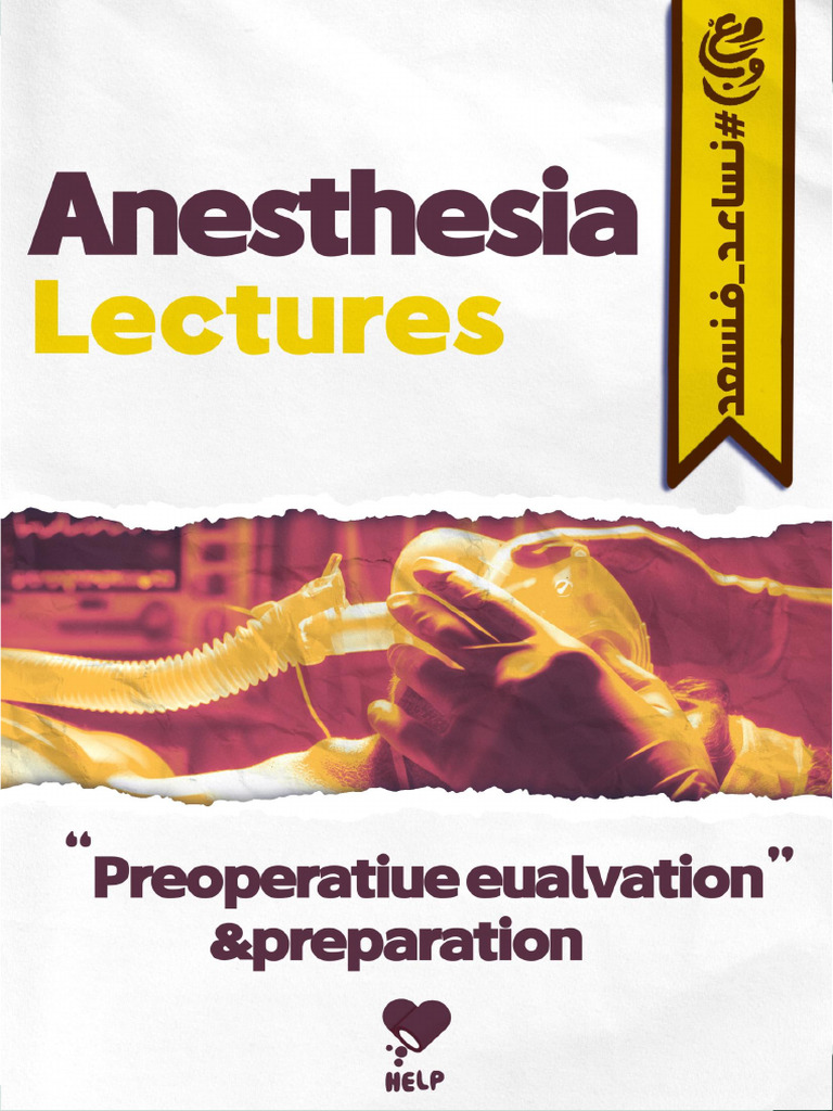 Preoperative Anesthesia Evaluation Guide | PDF | Anesthesia | Surgery