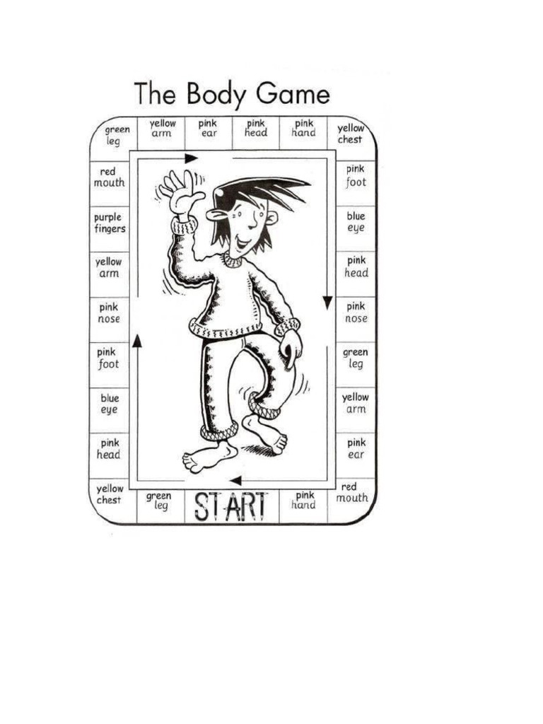 The Body Game For Kids | PDF