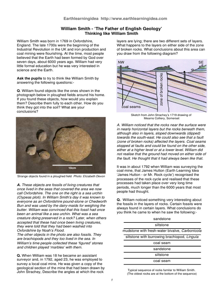 109 William Smith | PDF | Fossil | Geology
