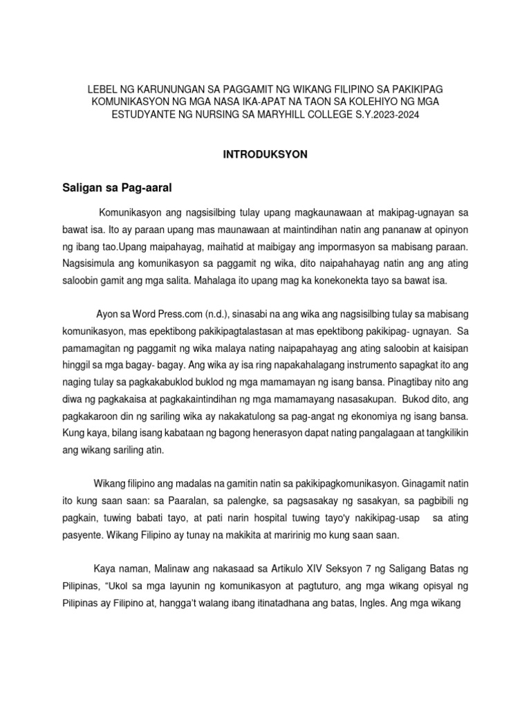 Fil Research | PDF