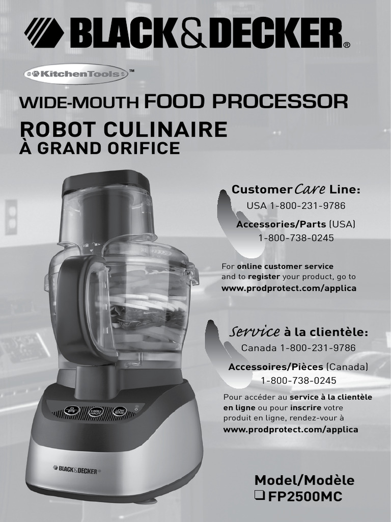 Back&Becker FP2500MC WIDE MOUTH FOOD PROCESSOR | PDF | Breads | Food ...