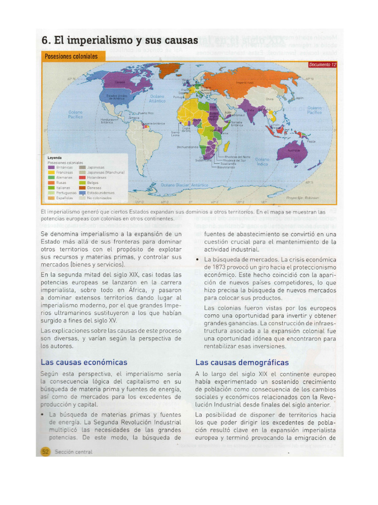 Imperialismo Europeo en África y Asia | PDF | Colonialismo | Imperialismo