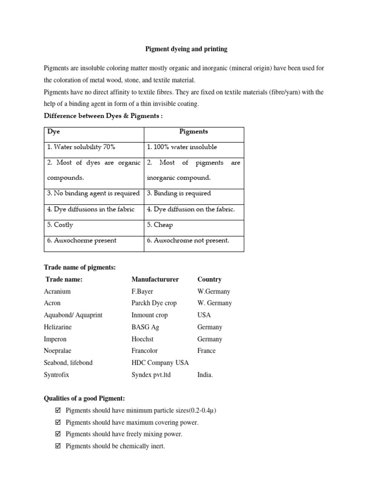 Theory Of Dyeing Thickener Pdf Dyeing Dye